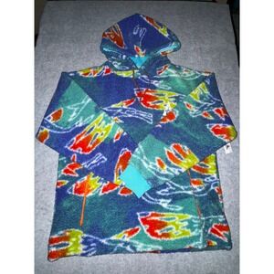 Avatar Way of Water Fleece Hoodie Large Multi-Color Excellent Banshee Print